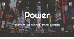 Desktop Screenshot of powerperhour.com